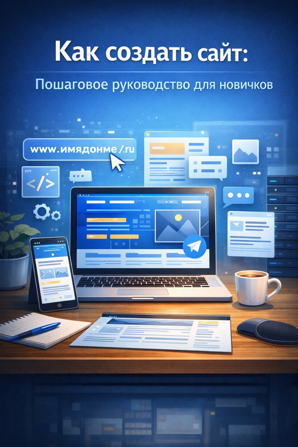 Как создать сайт: пошаговое руководство для новичков